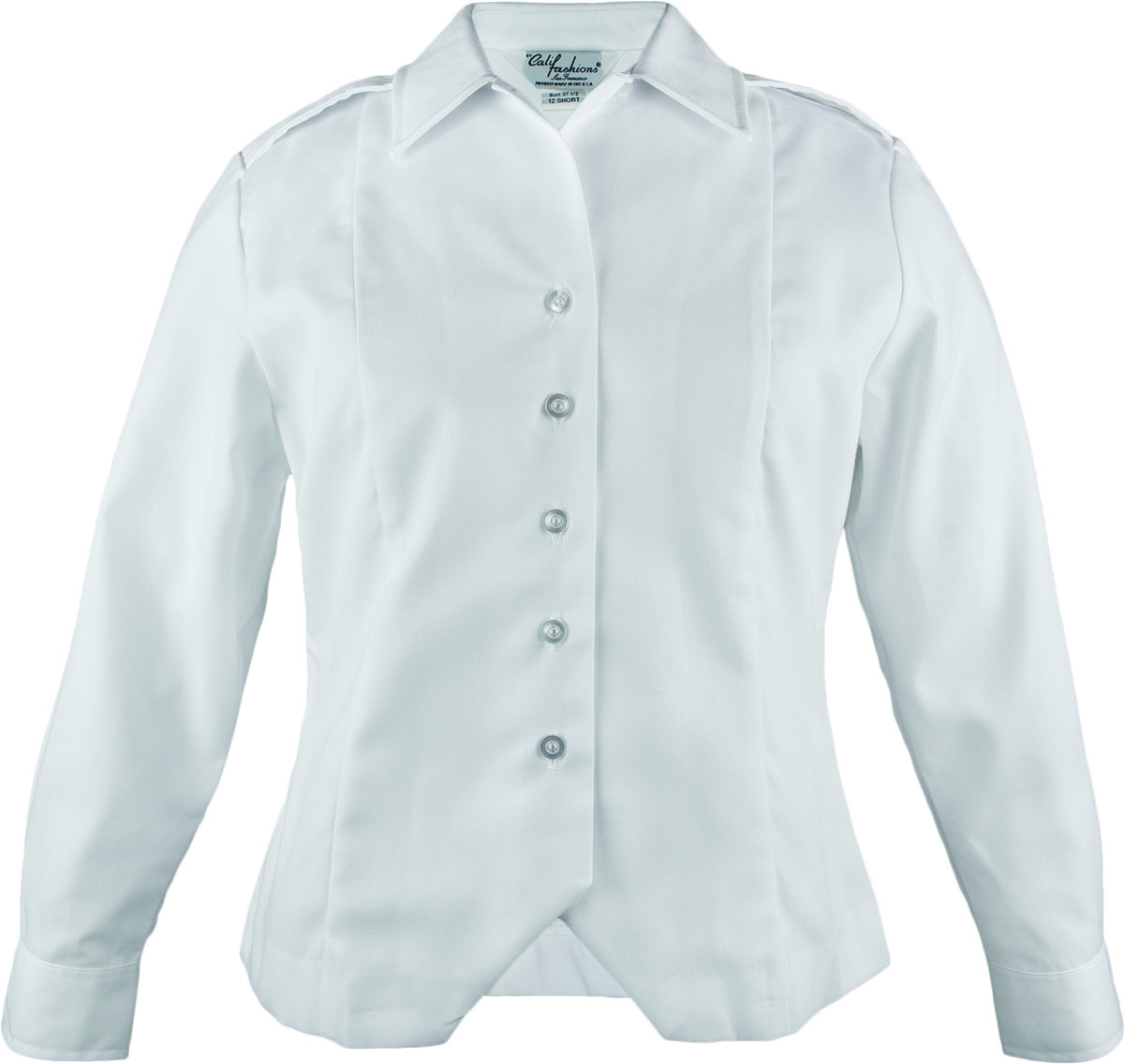 Army White Long Sleeve Female Duty Over Blouse US Military