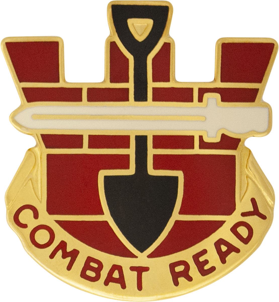 130th Engineer Brigade Unit Crest Combat Ready