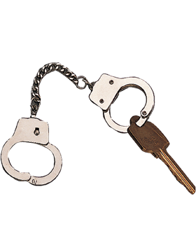 10086 Key Ring - Mini Handcuff