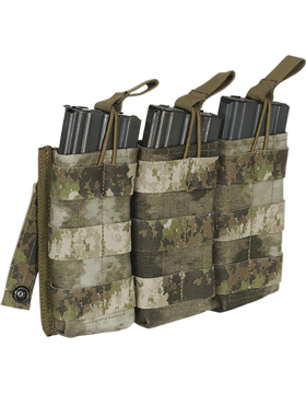 M4-M16 Triple Open Top Mag Pouches with Bungee System 20-8180