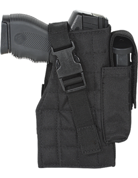 Tactical Molle Holster with Attached Mag Pouch 25-0029