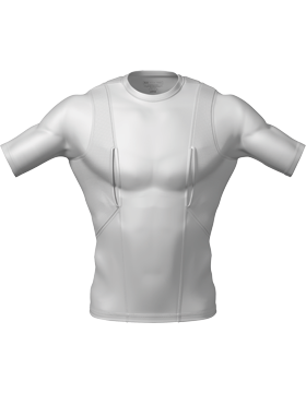 Holster Shirt White 40011 Size 2XLarge