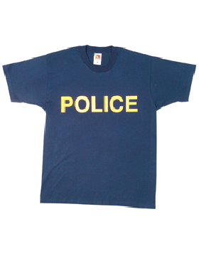 T-Shirt with Police (2 Sided)