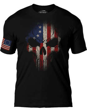 Betsy Ross Skull T-Shirt
