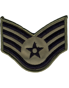 Male Air Force Chevron ABU (Pair) Staff Sergeant