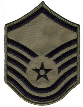 Male Air Force Chevron ABU (Pair) Master Sergeant