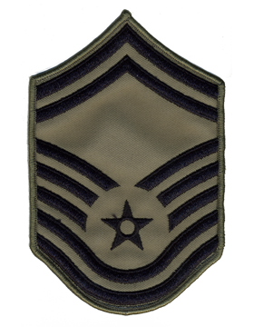 Male Air Force Chevron ABU (Pair) Senior Master Sergeant