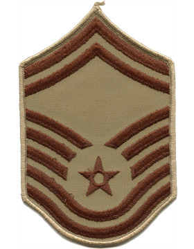 Male Air Force Chevron Desert (Pair) Senior Master Sergeant
