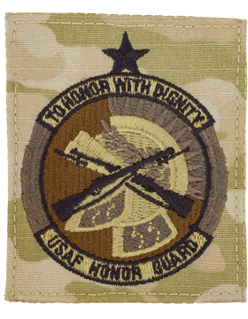 USAF Honor Guard Senior OCP Badge with Fastener