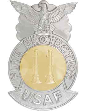 USAF Captain Badge(AF-811/B) Large Joint Back Two Bugle(Parallel) Gold Seal