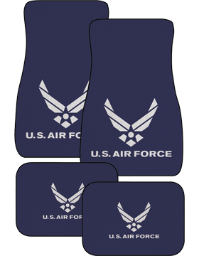 US Air Force, Auto Mats, Set of 4 Front and Back