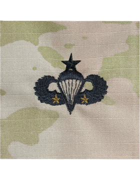Scorpion Sew-on SWV-408B Senior Combat Parachutist Second Award