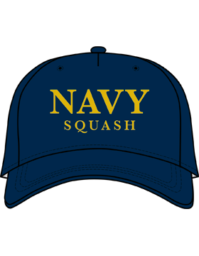 BC-USNA-110D Ball Cap Navy Blue - Navy Squash without Line Accent