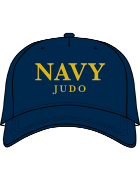 BC-USNA-111D Ball Cap Navy Blue - Navy Judo without Line Accent