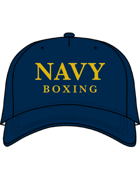 BC-USNA-114D Ball Cap Navy Blue - Navy Boxing without Line Accent