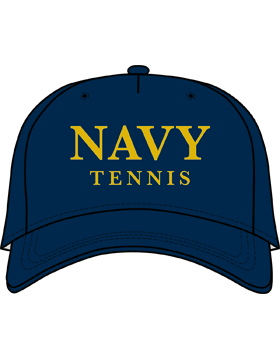 BC-USNA-117D Ball Cap Navy Blue - Navy Tennis without Bar Design