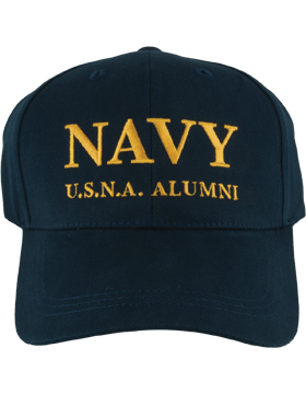 BC-USNA-126D Ball Cap Navy Blue - Navy USNA Alumni without Bar Design