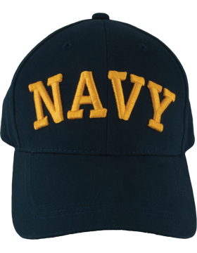 BC-USNA-302A Ball Cap Navy - Navy in Gold Letters Midshipmen on back