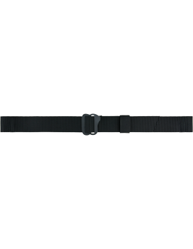 Belt with Flat Buckle - Black