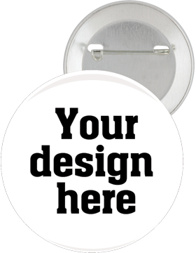 Custom or Stock Design Button 2.25in with Pin Back (25-49)