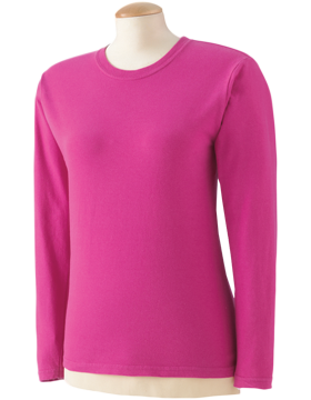 Comfort Colors 5.4 oz. Ladies Long Sleeve T-Shirt C3014 Raspberry