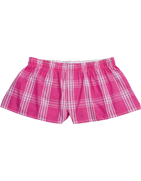 Cotton Bitty Boxer C40 Fuchsia Plaid