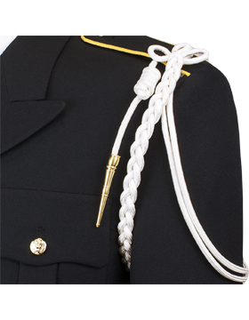 Double Strand Shoulder Cord with Gold Tip (One Color)