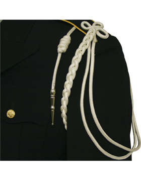 Double Strand Shoulder Cord with Nickel Tip (One Color)