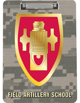 Clipboard, Field Artillery School Crest, ACU, Flat Clip