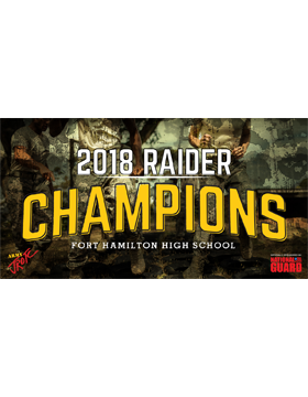 Army JROTC Banner Hemmed Raider Champions