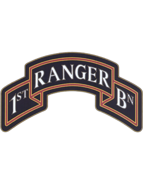 75th Ranger Regt 1st Battalion Combat Service Identification Badge