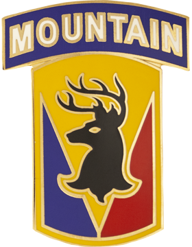 86th Infantry BCT with Mountain Tab Combat Service Identification Badge
