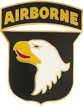 101st Airborne Division with Tab Combat Service Identification Badge