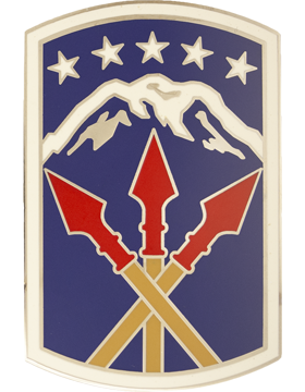593rd Sustainment Brigade Combat Service Identification Badge