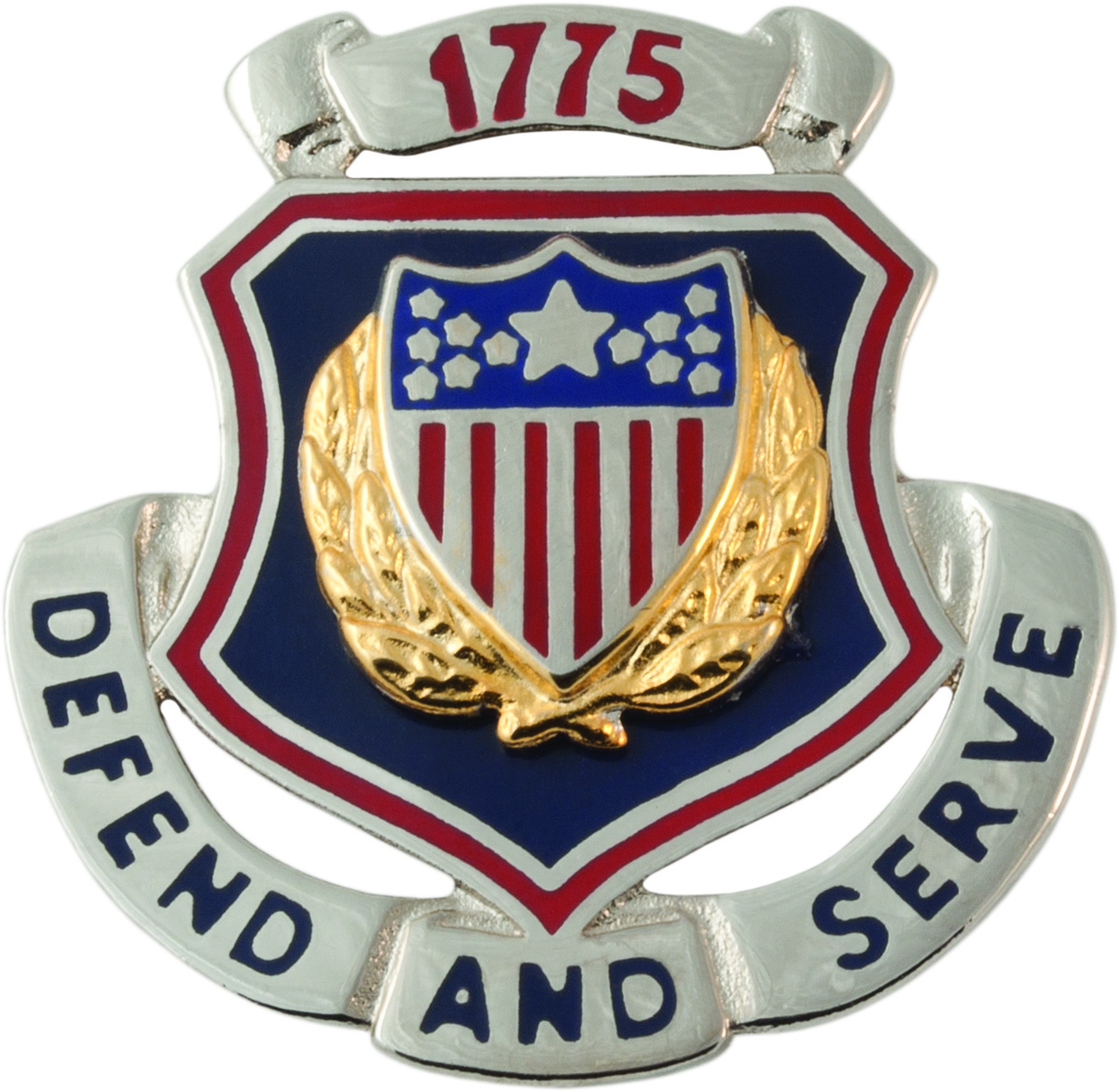 Regimental Crest Adjutant General (Defend and Serve 1775)