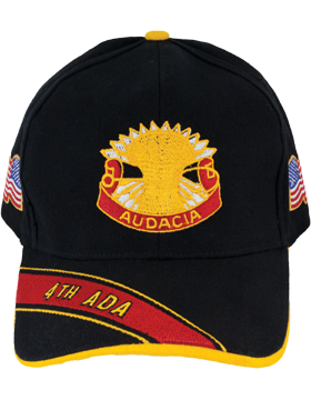 Deluxe Army Cap with 4th Air Defense Artillery Crest
