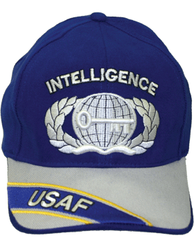 Cap Royal Blue and Gray with U.S. Air Force Intelligence (3D) DC-AF/392A