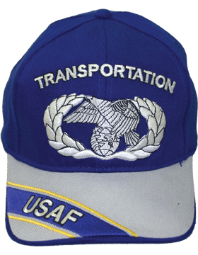Cap Royal Blue and Gray with U.S. Air Force Transportation (3D) DC-AF/398A