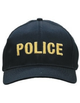 Cap (DC-U-0101A) Navy with Police (3D) Gold