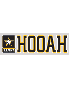 U.S. Army HOOAH Decal