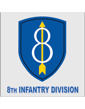 8th Infantry Division Decal