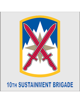 10th Sustainment Brigade Decal