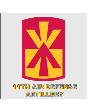 11th Air Defense Artillery Decal