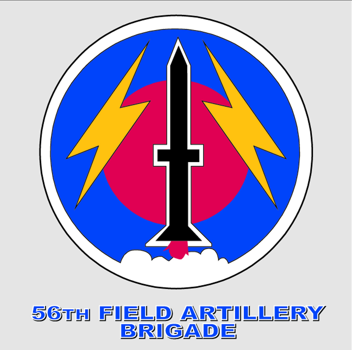 56th Field Artillery Brigade Decal