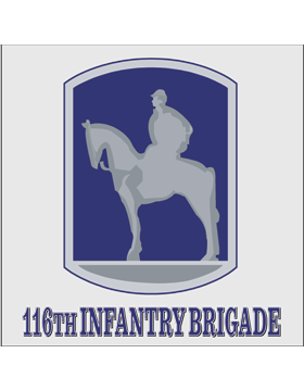 116th Infantry Brigade Decal