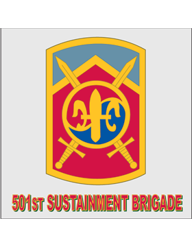 501st Sustainment Brigade Decal | US Military