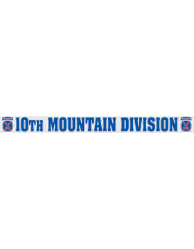 10th Mountain Division Decal