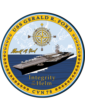 Aircraft Carrier USS Gerald R. Ford CVN-78 Coat of Arms Decal