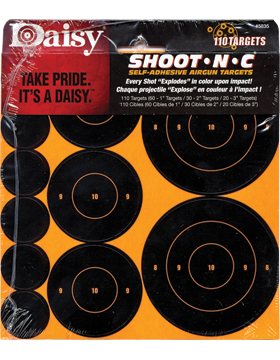 Daisy Model 5835 Shoot-N-C Self-Adhesive Airgun Targets