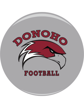 Donoho 3in Button Pin Back